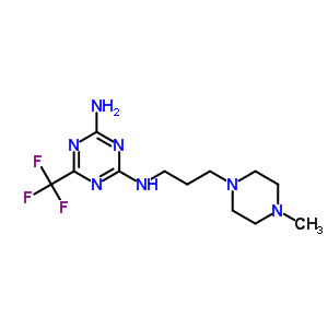 58892-55-0  N-[3-(4-methylpiperazin-1-yl)propyl]-6-(trifluoromethyl)-1,3,5-triazine-2,4-diamine