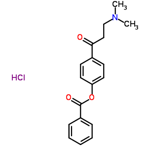 59004-89-6  4-(N,N-dimethyl-beta-alanyl)phenyl benzoate hydrochloride