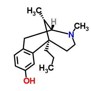 59203-75-7  (2R,6R,11S)-3,11-dimethyl-6-propyl-1,2,3,4,5,6-hexahydro-2,6-methano-3-benzazocin-8-ol