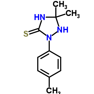 59395-35-6  5,5-dimethyl-2-(4-methylphenyl)-1,2,4-triazolidine-3-thione 59395-35-6  5,5-dimethyl-2-(4-methylphenyl)-1,2,4-triazolidine-3-thione