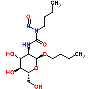 59465-76-8  butyl 2-{[butyl(nitroso)carbamoyl]amino}-2-deoxy-alpha-D-glucopyranoside