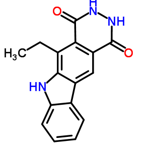 59774-16-2  5-ethyl-2,3-dihydro-1H-pyridazino[4,5-b]carbazole-1,4(6H)-dione