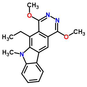 59774-28-6  5-ethyl-1,4-dimethoxy-6-methyl-6H-pyridazino[4,5-b]carbazole