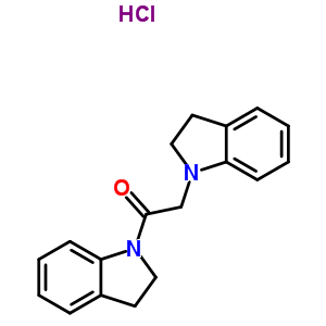 59836-74-7  1,1'-(1-oxoethane-1,2-diyl)bis-2,3-dihydro-1H-indole hydrochloride