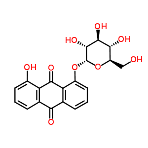 59952-41-9  8-hydroxy-9,10-dioxo-9,10-dihydroanthracen-1-yl alpha-D-glucopyranoside