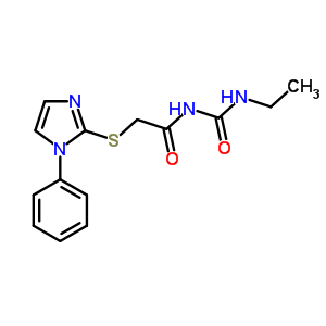 60176-50-3  N-(ethylcarbamoyl)-2-[(1-phenyl-1H-imidazol-2-yl)sulfanyl]acetamide