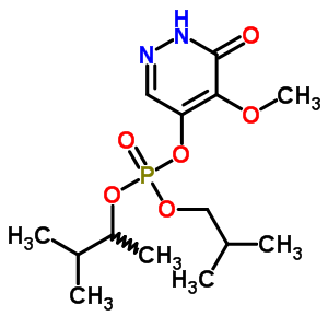 60244-69-1  1,2-dimethylpropyl 5-methoxy-6-oxo-1,6-dihydropyridazin-4-yl 2-methylpropyl phosphate