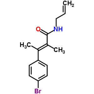 60548-35-8  (2E)-3-(4-bromophenyl)-2-methyl-N-prop-2-en-1-ylbut-2-enamide