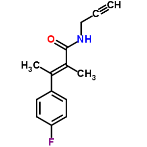 60548-38-1  (2E)-3-(4-fluorophenyl)-2-methyl-N-prop-2-yn-1-ylbut-2-enamide