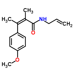 60548-52-9  (2Z)-3-(4-methoxyphenyl)-2-methyl-N-prop-2-en-1-ylbut-2-enamide