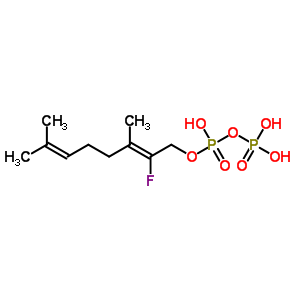 62163-14-8  (2Z)-2-fluoro-3,7-dimethylocta-2,6-dien-1-yl trihydrogen diphosphate