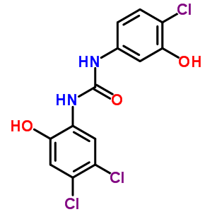 63348-29-8  1-(4-chloro-3-hydroxyphenyl)-3-(4,5-dichloro-2-hydroxyphenyl)urea