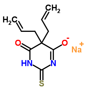 64058-04-4  sodium 6-oxo-5,5-diprop-2-en-1-yl-2-thioxo-1,2,5,6-tetrahydropyrimidin-4-olate