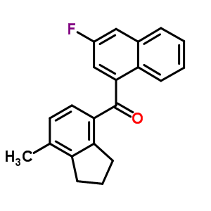 668-84-8  (3-fluoronaphthalen-1-yl)(7-methyl-2,3-dihydro-1H-inden-4-yl)methanone