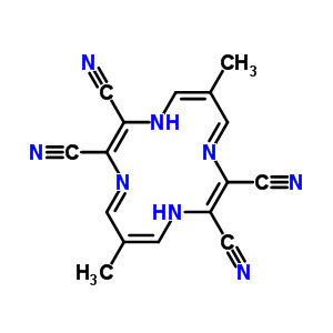 67773-70-0  (2Z,4E,6Z,9Z,11E,13Z)-6,13-dimethyl-1,4,8,11-tetraazacyclotetradeca-2,4,6,9,11,13-hexaene-2,3,9,10-tetracarbonitrile