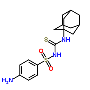 70889-42-8  4-amino-N-(tricyclo[3.3.1.1~3,7~]dec-1-ylcarbamothioyl)benzenesulfonamide