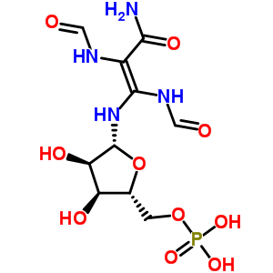 71092-94-9  N-[(1E)-3-amino-1,2-bis(formylamino)-3-oxoprop-1-en-1-yl]-5-O-phosphono-beta-D-ribofuranosylamine