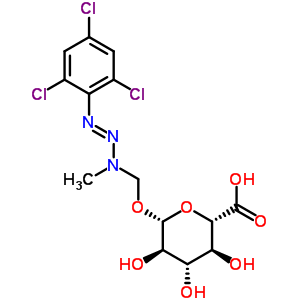 72040-50-7  [(2E)-1-methyl-3-(2,4,6-trichlorophenyl)triaz-2-en-1-yl]methyl beta-D-glucopyranosiduronic acid