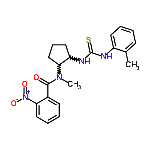 77051-81-1  N-methyl-N-(2-{[(2-methylphenyl)carbamothioyl]amino}cyclopentyl)-2-nitrobenzamide