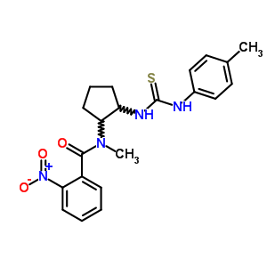 77051-82-2  N-methyl-N-(2-{[(4-methylphenyl)carbamothioyl]amino}cyclopentyl)-2-nitrobenzamide