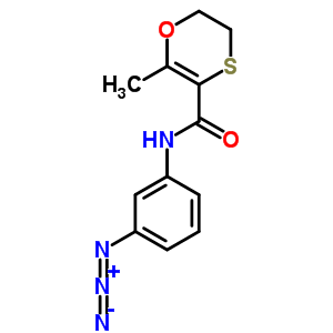 77386-61-9  N-(3-azidophenyl)-2-methyl-5,6-dihydro-1,4-oxathiine-3-carboxamide