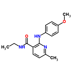 78593-75-6  N-ethyl-2-[(4-methoxyphenyl)amino]-6-methylpyridine-3-carboxamide