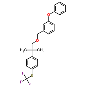 80864-25-1  1-[(2-methyl-2-{4-[(trifluoromethyl)sulfanyl]phenyl}propoxy)methyl]-3-phenoxybenzene