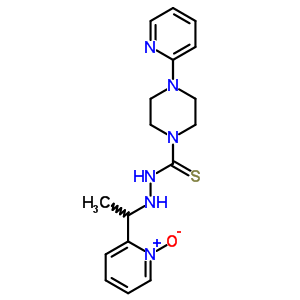 87587-20-0  N'-[1-(1-oxidopyridin-2-yl)ethyl]-4-pyridin-2-ylpiperazine-1-carbothiohydrazide