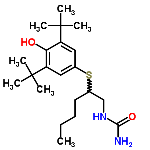 88222-16-6  1-{2-[(3,5-di-tert-butyl-4-hydroxyphenyl)sulfanyl]hexyl}urea