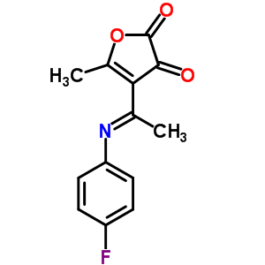 88556-35-8  4-[(1E)-N-(4-fluorophenyl)ethanimidoyl]-5-methylfuran-2,3-dione