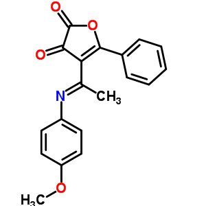 88556-43-8  4-[(1E)-N-(4-methoxyphenyl)ethanimidoyl]-5-phenylfuran-2,3-dione