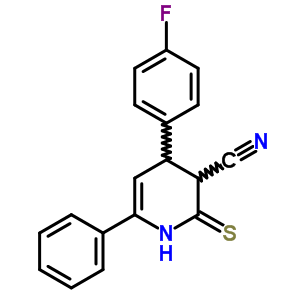 89451-35-4  4-(4-fluorophenyl)-6-phenyl-2-thioxo-1,2,3,4-tetrahydropyridine-3-carbonitrile