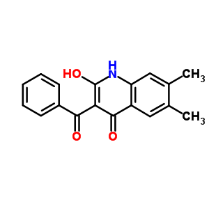 90182-05-1  2-hydroxy-6,7-dimethyl-3-(phenylcarbonyl)quinolin-4(1H)-one