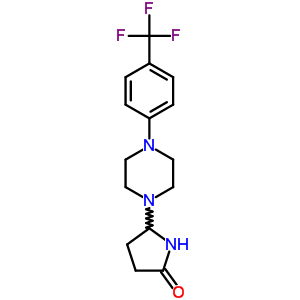 91703-16-1  5-{4-[4-(trifluoromethyl)phenyl]piperazin-1-yl}pyrrolidin-2-one