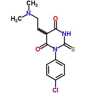 92298-06-1  1-(4-chlorophenyl)-5-[2-(dimethylamino)ethyl]-2-thioxodihydropyrimidine-4,6(1H,5H)-dione