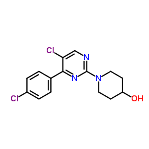 93182-22-0  1-[5-chloro-4-(4-chlorophenyl)pyrimidin-2-yl]piperidin-4-ol