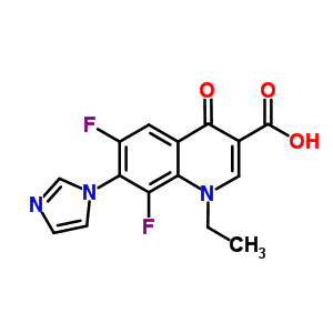 93242-59-2  1-ethyl-6,8-difluoro-7-(1H-imidazol-1-yl)-4-oxo-1,4-dihydroquinoline-3-carboxylic acid