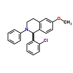 96719-48-1  1-(2-chlorophenyl)-6-methoxy-2-phenyl-1,2,3,4-tetrahydroisoquinoline