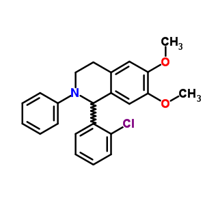 96719-69-6  1-(2-chlorophenyl)-6,7-dimethoxy-2-phenyl-1,2,3,4-tetrahydroisoquinoline