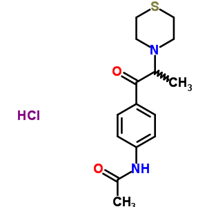 97111-13-2  N-[4-(2-thiomorpholin-4-ylpropanoyl)phenyl]acetamide hydrochloride