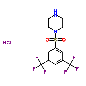 97630-12-1  1-{[3,5-bis(trifluoromethyl)phenyl]sulfonyl}piperazine hydrochloride