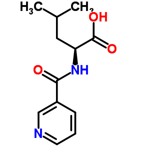101214-06-6  N-(pyridin-3-ylcarbonyl)-L-leucine
