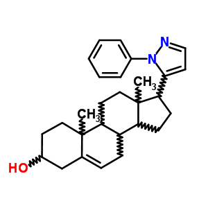 10163-95-8  17-(1-phenyl-1H-pyrazol-5-yl)androst-5-en-3-ol