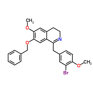 17054-20-5  7-(benzyloxy)-1-(3-bromo-4-methoxybenzyl)-6-methoxy-3,4-dihydroisoquinoline