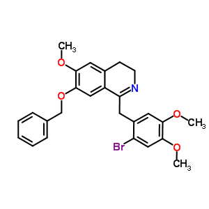 17138-37-3  7-(benzyloxy)-1-(2-bromo-4,5-dimethoxybenzyl)-6-methoxy-3,4-dihydroisoquinoline