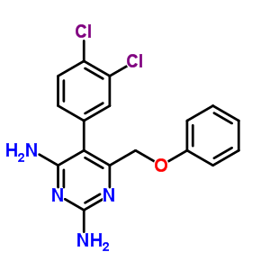 24346-14-3  5-(3,4-dichlorophenyl)-6-(phenoxymethyl)pyrimidine-2,4-diamine