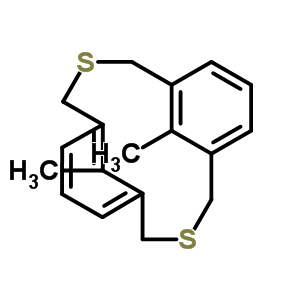 30691-09-9  17,18-dimethyl-3,11-dithiatricyclo[11.3.1.1~5,9~]octadeca-1(17),5(18),6,8,13,15-hexaene