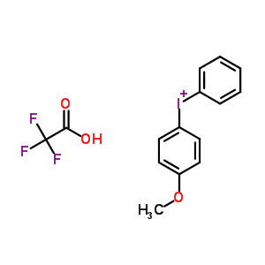 330-88-1  (4-methoxyphenyl)-phenyl-iodonium; 2,2,2-trifluoroacetic acid