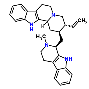 35226-29-0  (2S,3R,12bS)-3-ethenyl-2-{[(1S)-2-methyl-2,3,4,9-tetrahydro-1H-beta-carbolin-1-yl]methyl}-1,2,3,4,6,7,12,12b-octahydroindolo[2,3-a]quinolizine