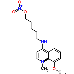 39844-22-9  5-[(8-methoxy-1-methyl-1,8a-dihydroquinolin-4-yl)amino]pentyl nitrate